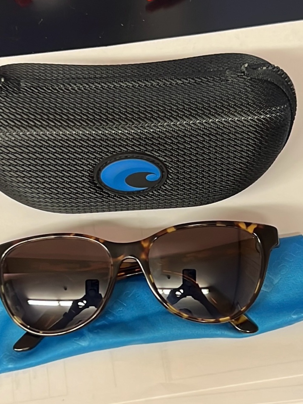 Costa Del Mar Catherine Polarized 580G Tortoise Sunglasses **Women’s Wide Fit**